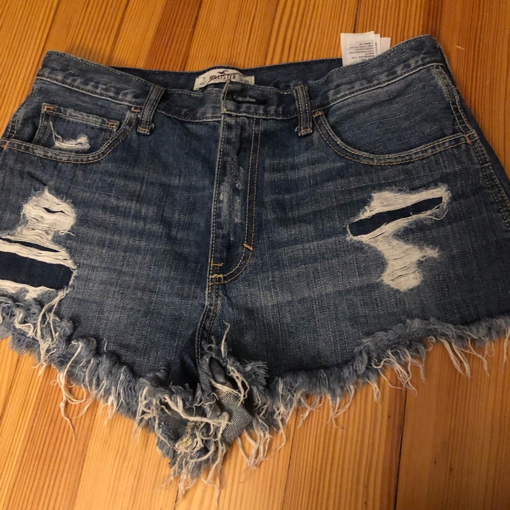 High wasted jean shorts